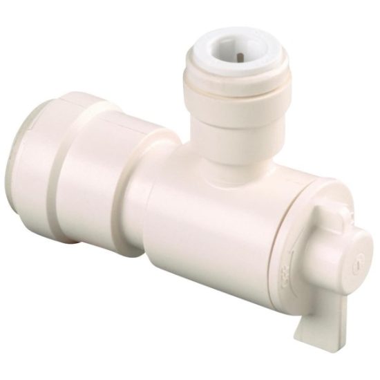 Watts 1/2 In. CTS X 1/4 In. CTS Quick Connect Stop Angle Valve