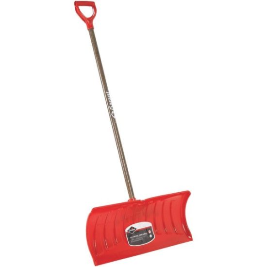 Garant Nordic 26 In. Poly Snow Pusher with 46.25 In. Wood Handle