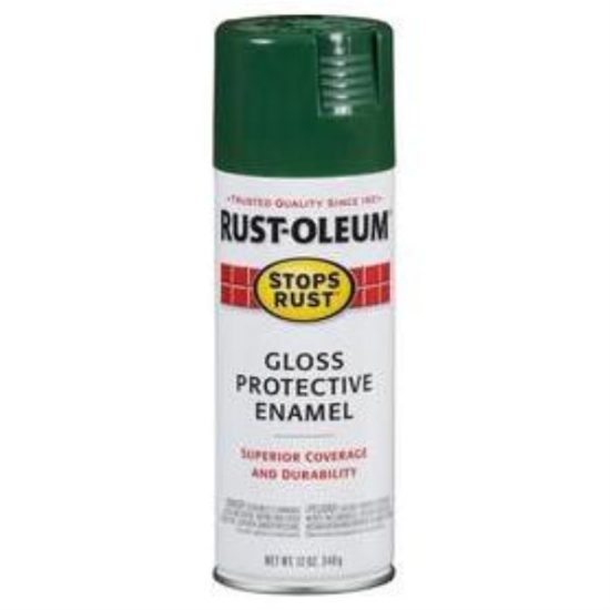Rust-Oleum Stops Rust Hunter Green Gloss 12 Oz. Anti-Rust Spray Paint