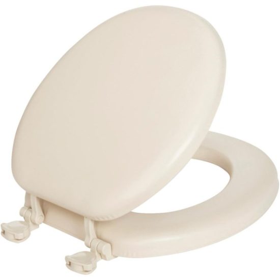 Mayfair by Bemis Round Closed Front Premium Soft Bone Toilet Seat