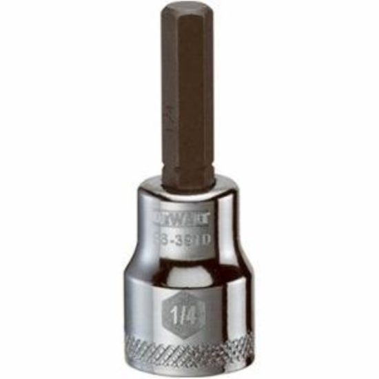 Hex Bit Socket, 1/4-In., 3/8-In. Drive