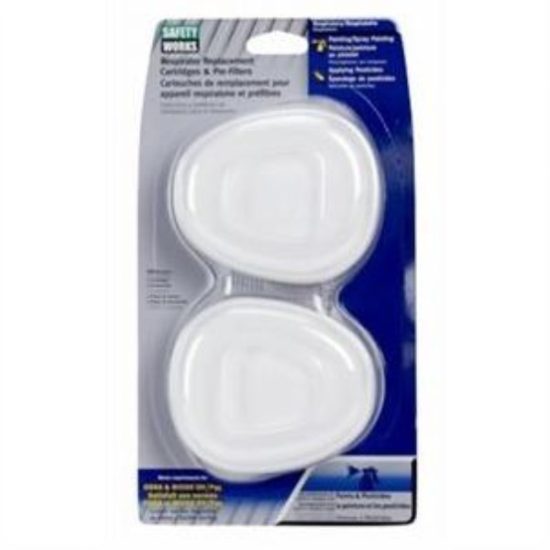 Safety Works OV/P95 Paint and Pesticide Replacement Filter Cartridge (2-Pack)