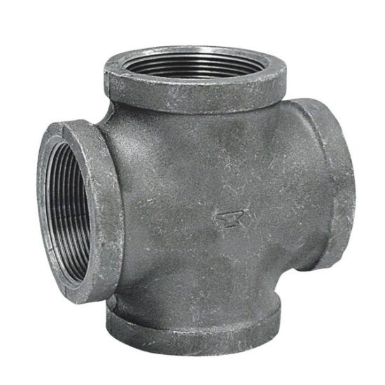 Anvil 1/2 In. Malleable Iron Galvanized Pipe Cross