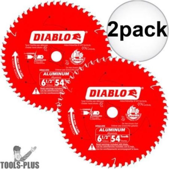 Diablo 6-1/2 In. x 54-Tooth Medium Aluminum Cutting Saw Blade
