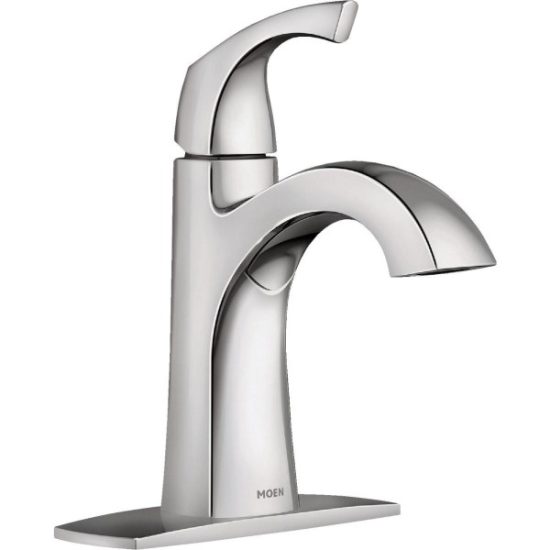 Moen Lindor Chrome 1-Handle Centerset Bathroom Faucet