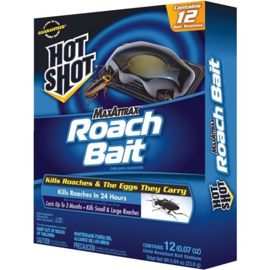 Hot Shot Max Attrax 0.84 Oz. Solid Roach Bait Station (12-Pack)