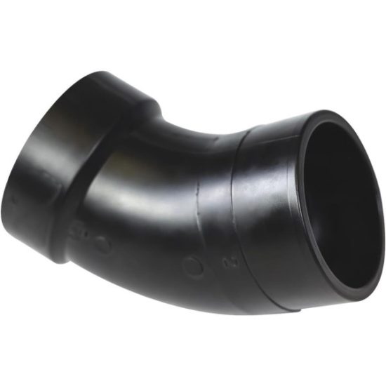Charlotte Pipe 2 In. Hub x Spigot 45 Deg. Street ABS Elbow (1/8 Bend)