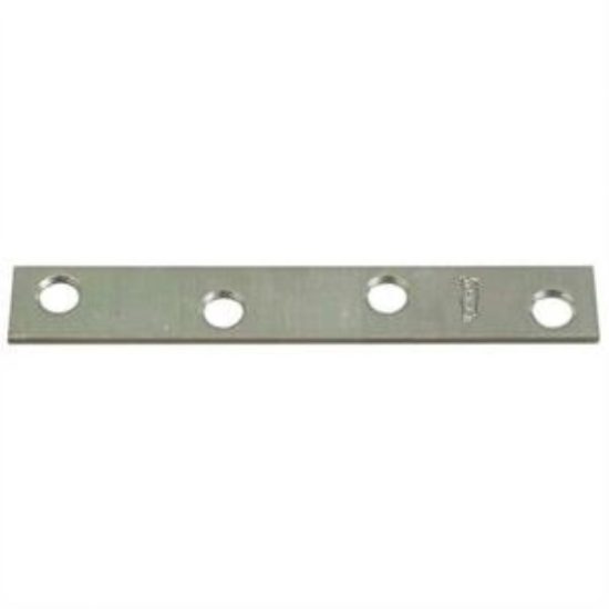 National Catalog 118 4 In. x 5/8 In. Zinc Steel Mending Brace