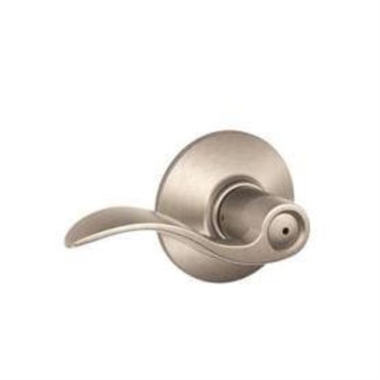 Schlage Satin Nickel Accent Privacy Door Lever