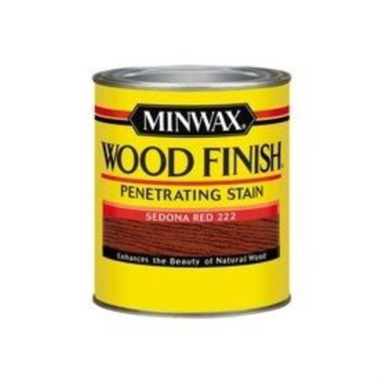 Minwax Wood Finish Penetrating Stain, Sedona Red, 1 Qt.