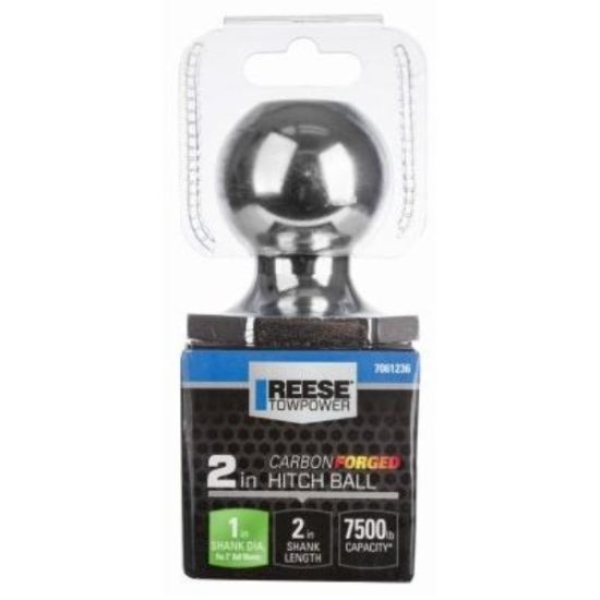 Reese Towpower Class IV Carbon Forged Interlock Hitch Ball, 2 In.