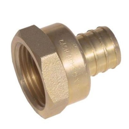SharkBite 1/2 In. Barb x 1/2 In. FIP Brass PEX Adapter