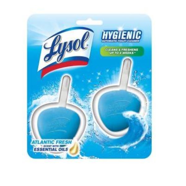 Lysol Atlantic Fresh Scent Complete Clean Automatic Toilet Bowl Cleaner (2-Pack)