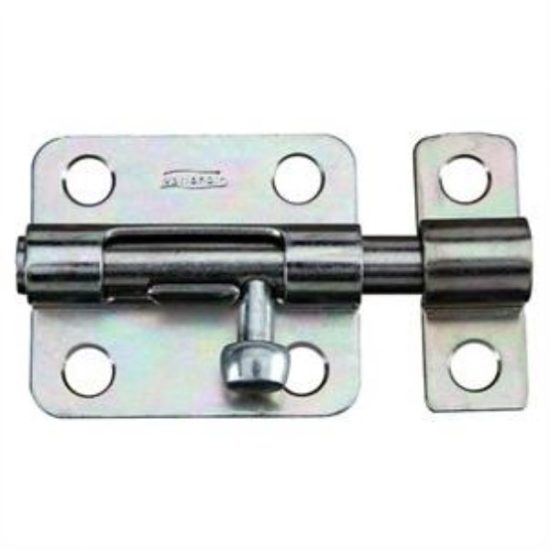 National 2-1/2 In. Zinc Steel Door Barrel Bolt