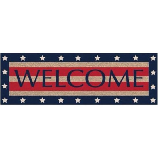 Evergreen Kensington Switch Mat - Stars and Stripes Welcome