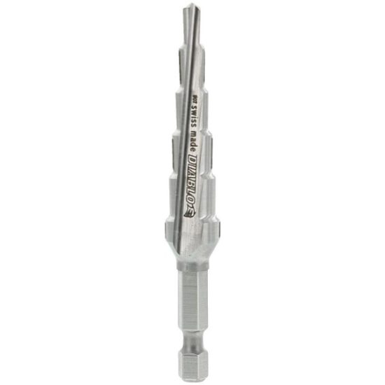 Diablo 1/4 In. - 1/2 In. Impact Step Drill Bit, 6 Steps