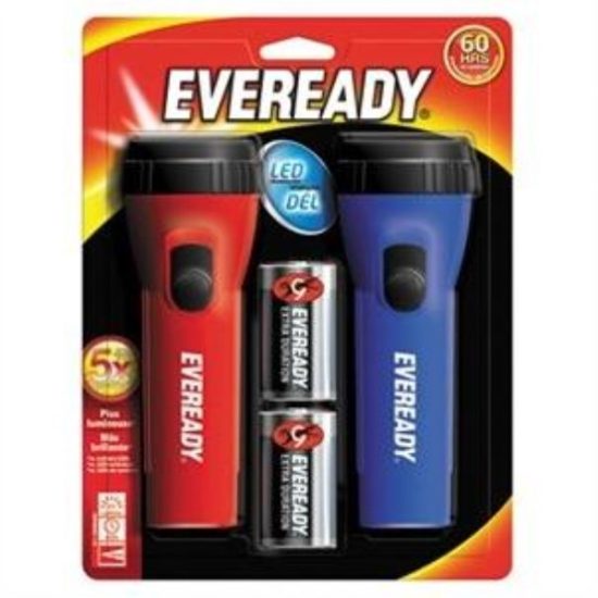 Eveready 7 Lm. LED 2D General Purpose Flashlight Set