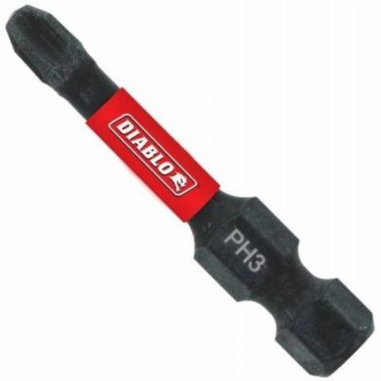 Diablo #3 Phillips 2 In. Power Impact Screwdriver Bit (5-Pack)