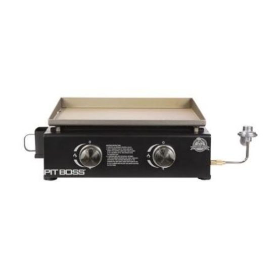 Pit Boss 2-Burner Black 18,000 BTU 289 Sq. In. Outdoor LP Gas Griddle
