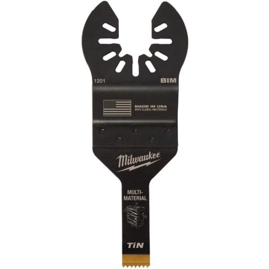Milwaukee OPEN-LOK 3/8 In. Titanium Enhanced Bi-Metal Multi-Material Oscillating Blade