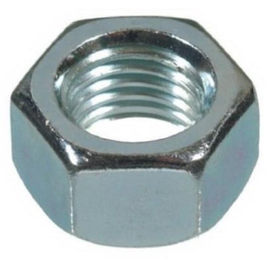 Hillman 3/8 In. 16 tpi Grade 2 Zinc Hex Nuts (100 Ct.)