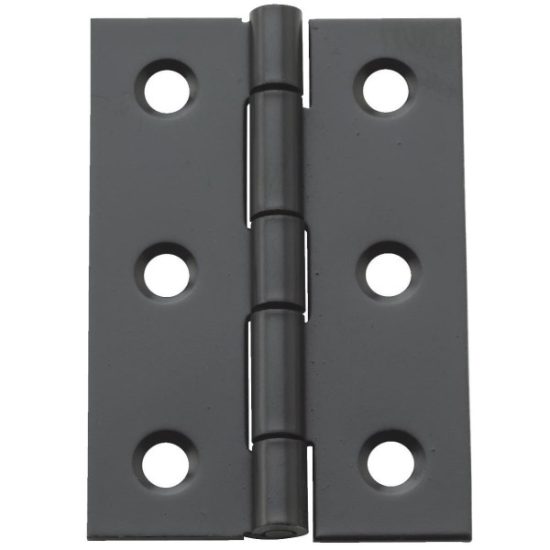 National 2 In. X 1-3/8 In. Oil Rubbed Bronze Broad Hinge (2-Pack)