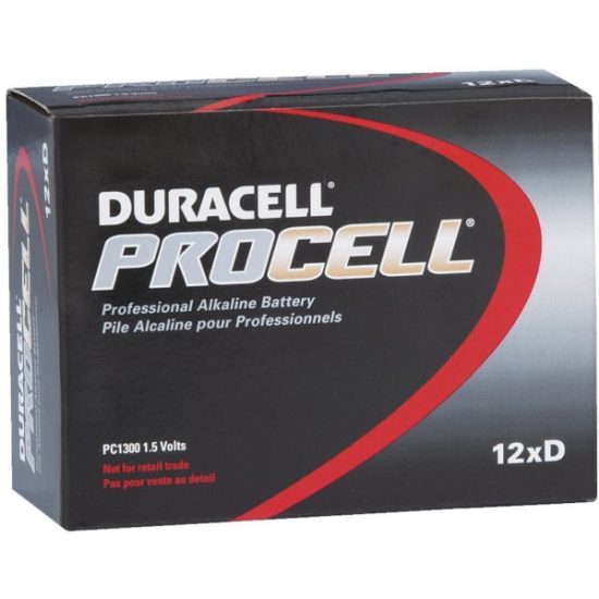 Procell D Professional Alkaline Battery (12-Pack)