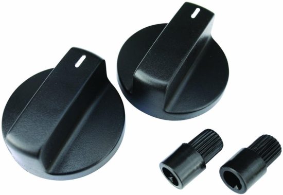 GrillPro Black Universal Control Knob (2-Pack)