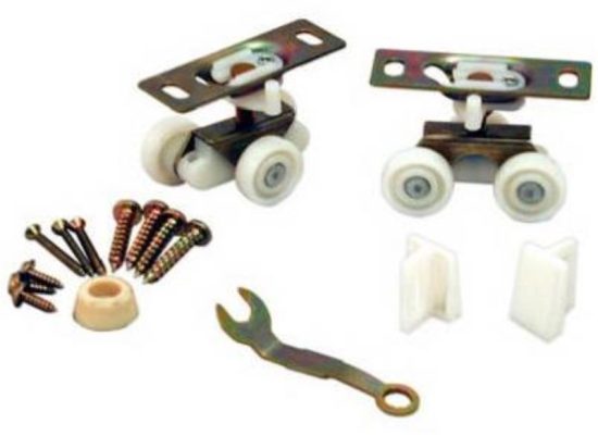 Johnson Hardware 1500 Series 36 In. W. Pocket Door Hardware Set