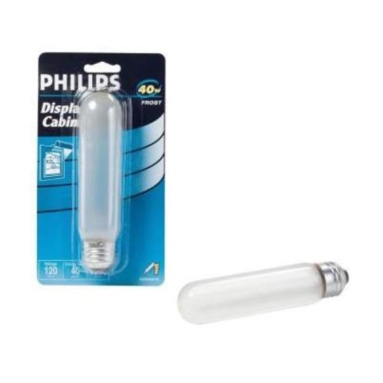 Philips 40W Frosted Medium Tubular T10 Incandescent Display Light Bulb
