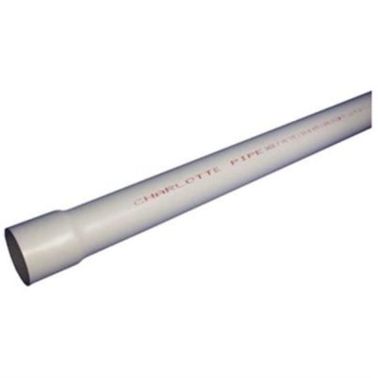 Charlotte Pipe 3/4 In. x 20 Ft. Cold Water Schedule 40 PVC Pressure 40 Pipe, Belled End