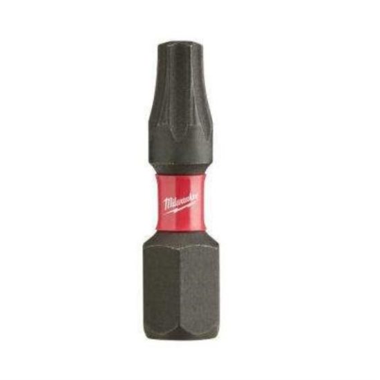 Milwaukee SHOCKWAVE T25 TORX 1 In. Insert Impact Screwdriver Bit (2-Pack)