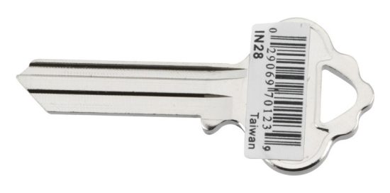 Hy-Ko Automotive Key Blank Single sided For Fits Ilco-Unican