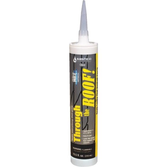 Through The Roof! 10.5 Oz. Cartridge VOC Clear Cement & Patching Sealant