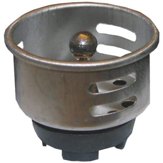 Lasco 2 In. Chrome Jr. Duo Basket Strainer Stopper