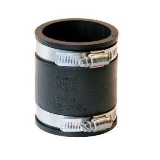 Fernco 2 In. x 2 In. Plastic to Plastic PVC Coupling