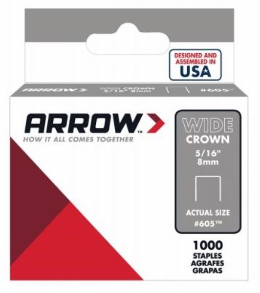 Arrow Heavy-Duty Wide Crown Staple, 5/16 In. (1000-Pack)