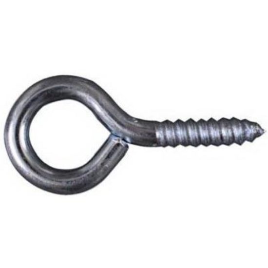 National #4 Zinc Large Screw Eye (3 Ct.)