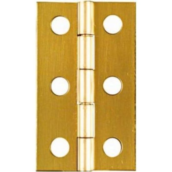 National 1-3/16 In. x 2 In. Brass Surface Mount Medium Decorative Hinge