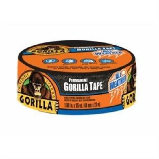 Gorilla 1.88 In. x 25 Yd. All Weather Repair Tape, Black