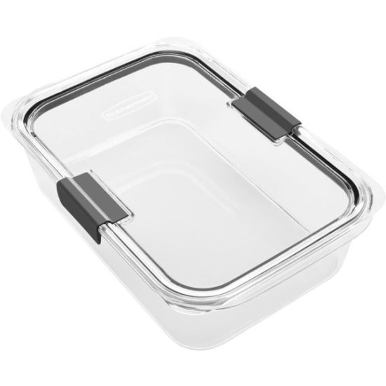 Rubbermaid Brilliance 9.6 C. Clear Rectangle Food Storage Container