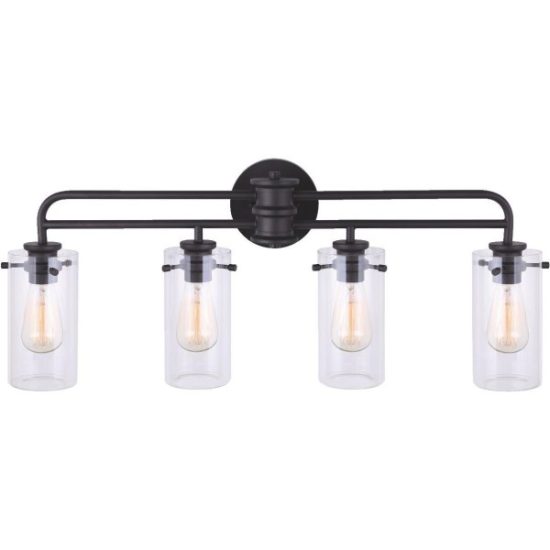 Home Impressions Albany 4-Bulb Oil Rubbed Bronze Bath Light Bar
