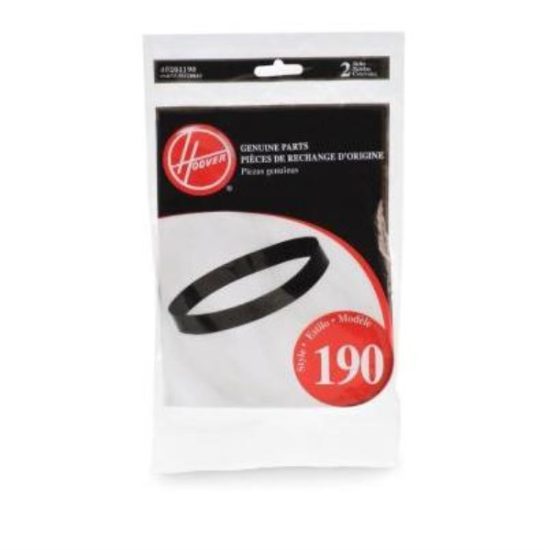 Hoover Type 190 Fold Away, Elite, and Soft & Light Vacuum Cleaner Belt (2-Pack)