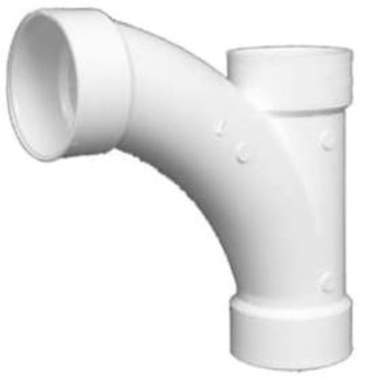 Charlotte Pipe 3 In. Tee-Wye DWV PVC Tee