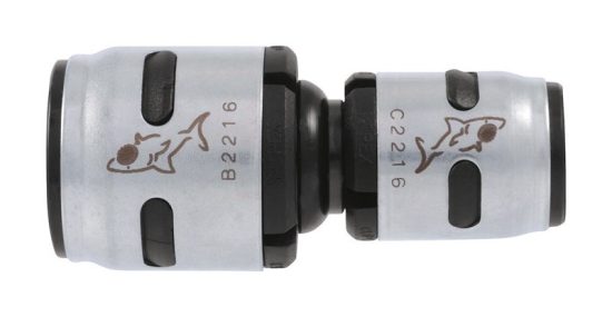 SharkBite EvoPex 3/4 In. x 1/2 In. Reducing Push-to-Connect Plastic Coupling