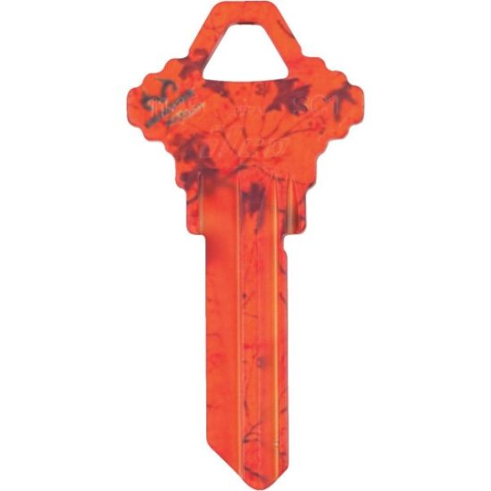 ILCO Schlage Realtree Blaze Orange Design Decorative Key, SC1 / KCSC1-RT XTRA ORANGE
