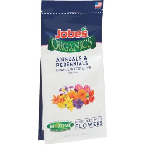 Jobes Organics 4 Lb. 3-5-3 Annuals & Perrenials Dry Plant Food