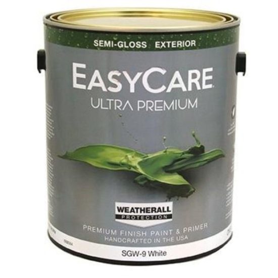 Ultra Premium Exterior WeatherAll Latex Paint, Semi-Gloss Pastel Base, 1-Gallon