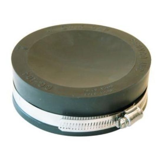 Fernco 4 In. Flexible Slip PVC Cap