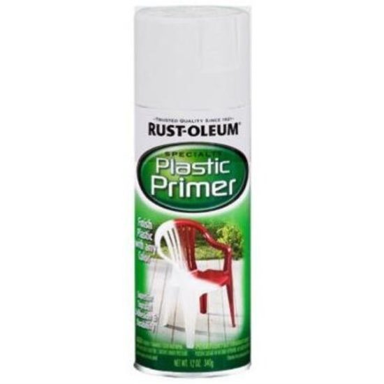 Rust-Oleum White 12 Oz. Plastic Spray Paint Primer